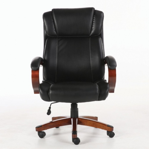 Кресло руководителя Brabix Premium Magnum EX-701 дерево/кожа, черное 531827 фото 9